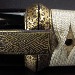 江戸肥後金象嵌大名拵え殿中差脇差/無銘・天龍子正隆/保存刀剣